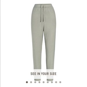 Skims waffle jogger mineral, size XS